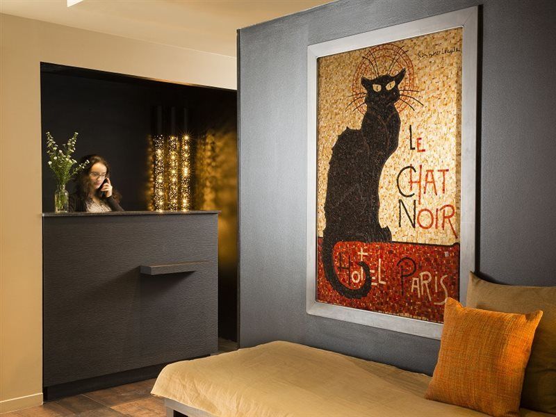 Hotel Le Chat Noir Париж Экстерьер фото